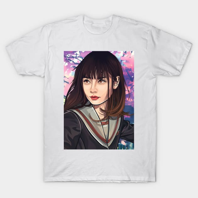 Girl Vector T-Shirt by RSN